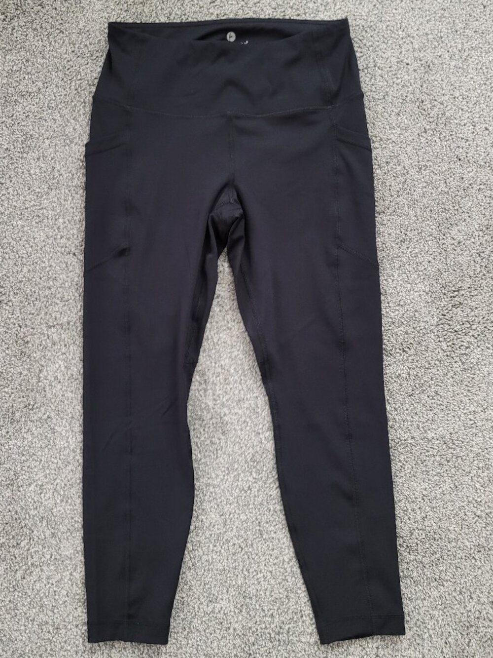 Ladies 90 Degree By Reflux Black Yoga Pants Large- Runs Small 29" Waist Flat